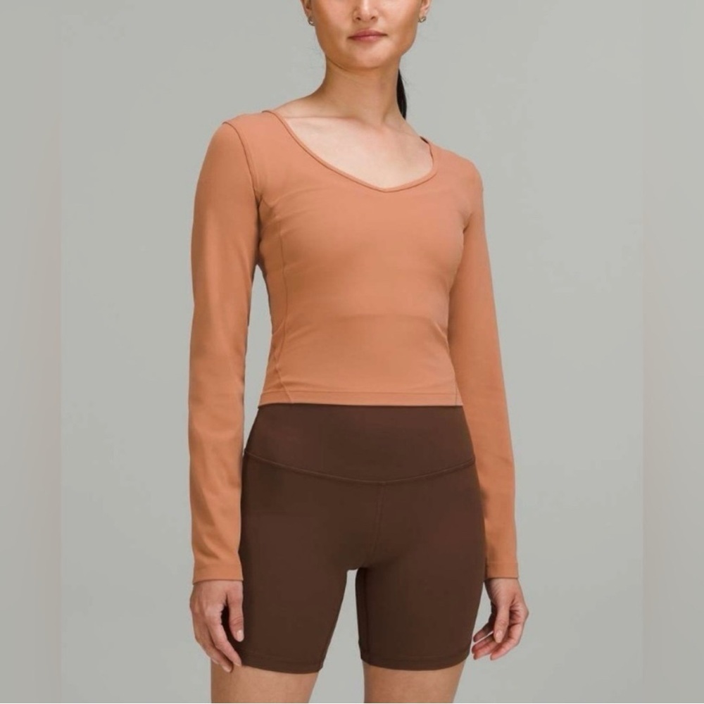 Lululemon Align Long Sleeve Shirt Roasted Brown Size : 8  (j6j - Picture 2 of 11